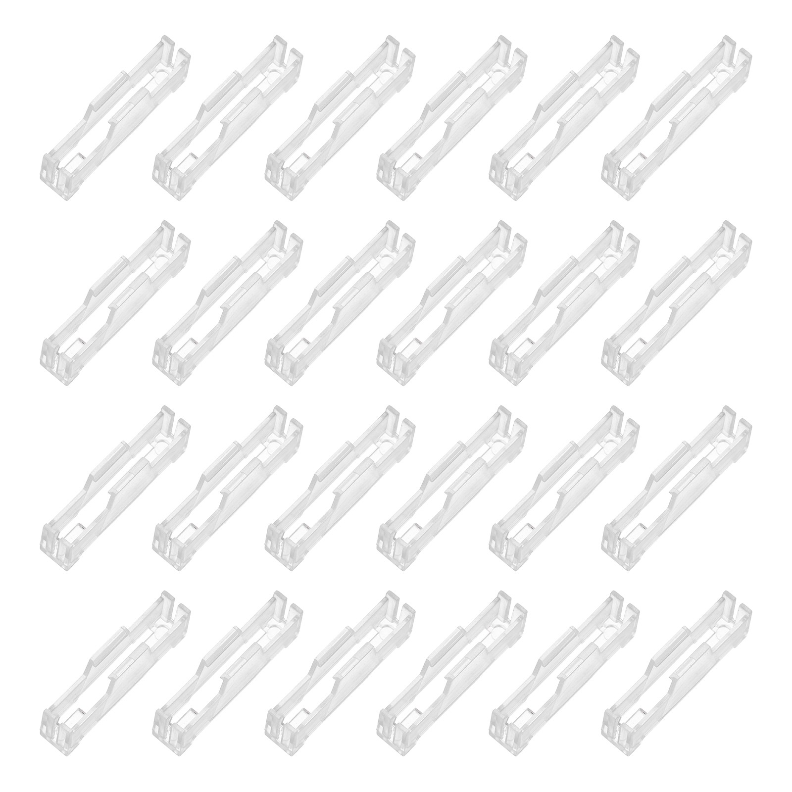 60 Pcs Servo Extension Cable Clips Lock Connector Wire Buckle Clear