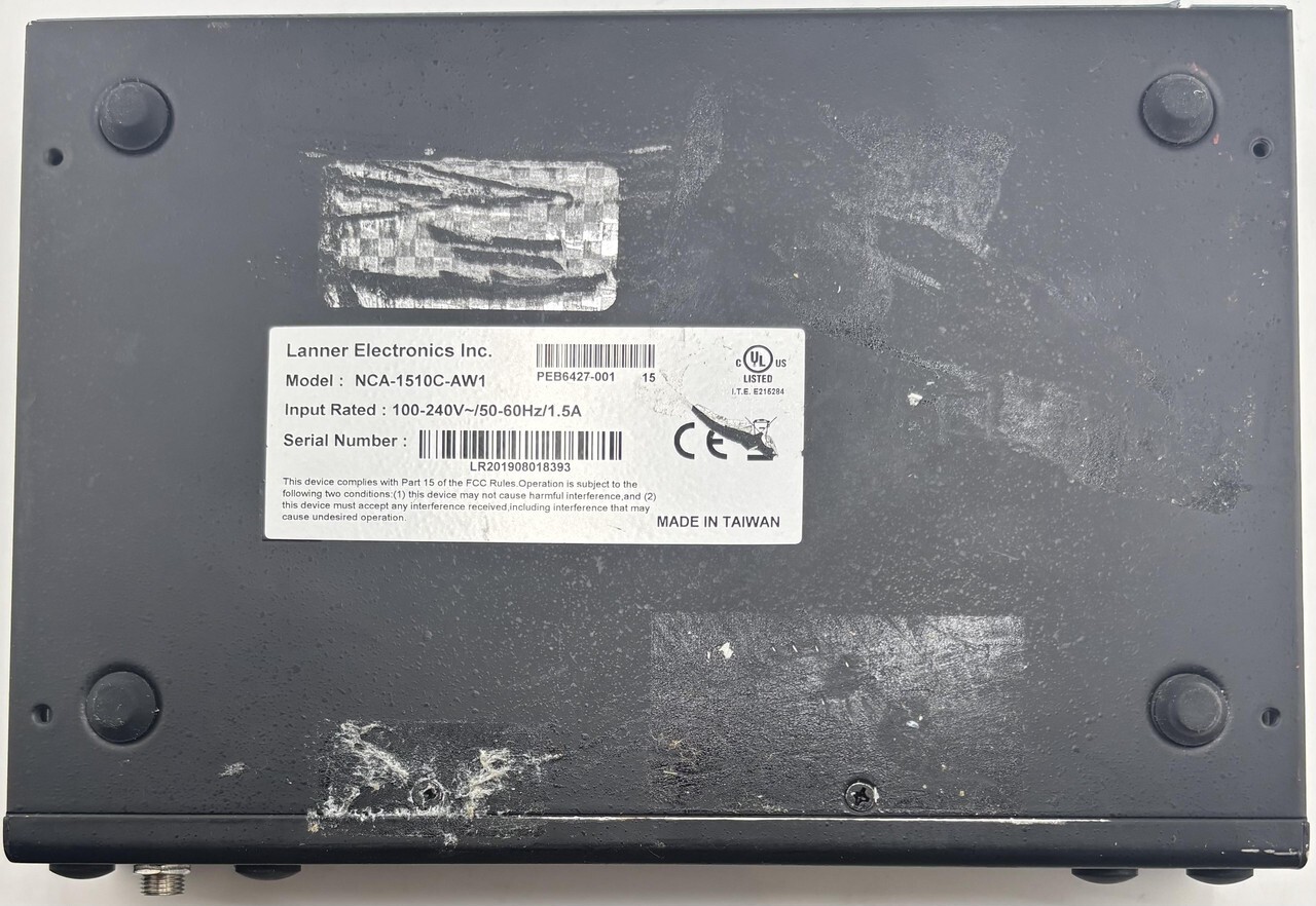 LANNER ELECTRONICS NCA-1510C-AW1 ARTIC WOLF AWN101 DESKTOP NETWORK APPLIANCE