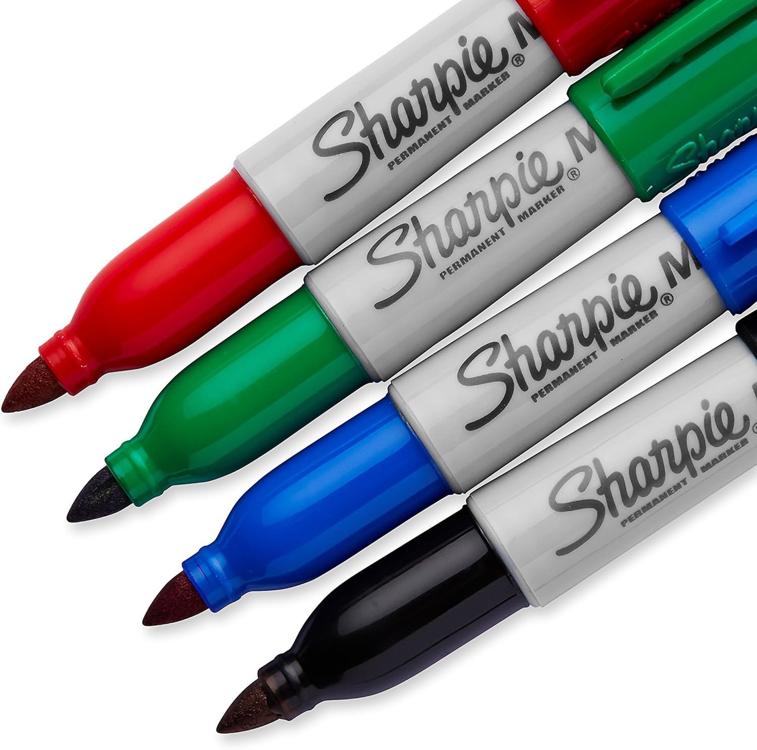 Sharpie Mini Permanent Markers Fine Point Assorted Colors 4 Pack
