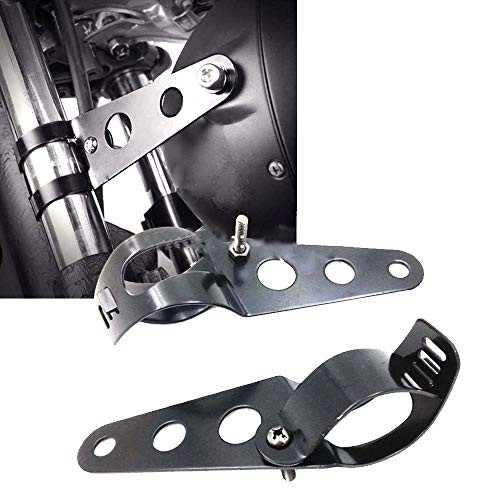 Etopars Universal Motorcycle Motorbike Headlight Lamp Mount 38-51mm Black