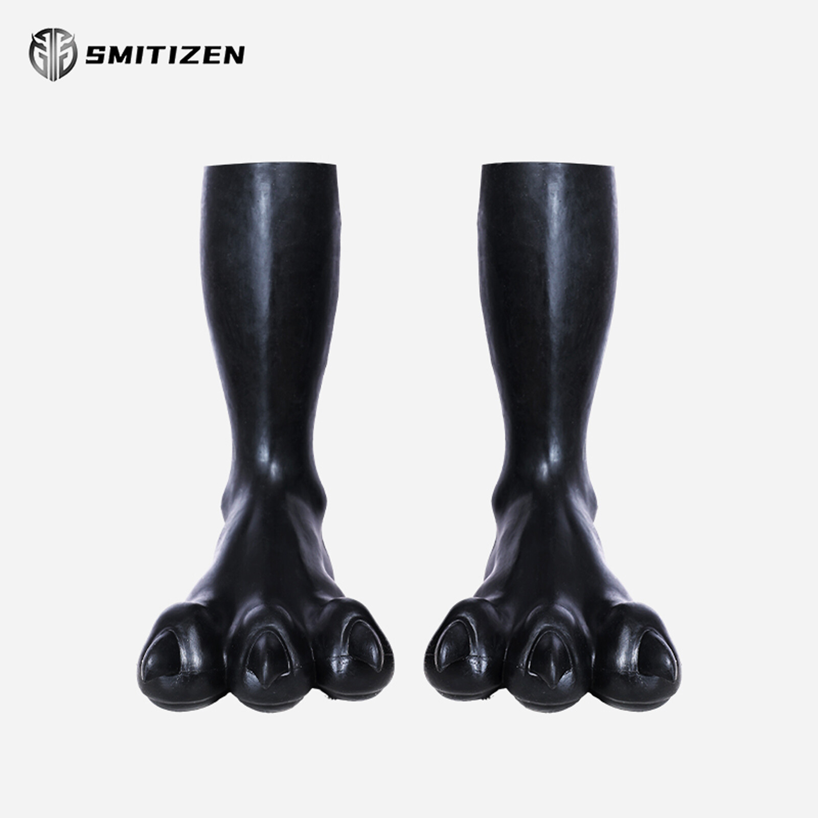 Smitizen Black Silicone Dragon Three-toed Beast Paws Costume for Halloween Cos