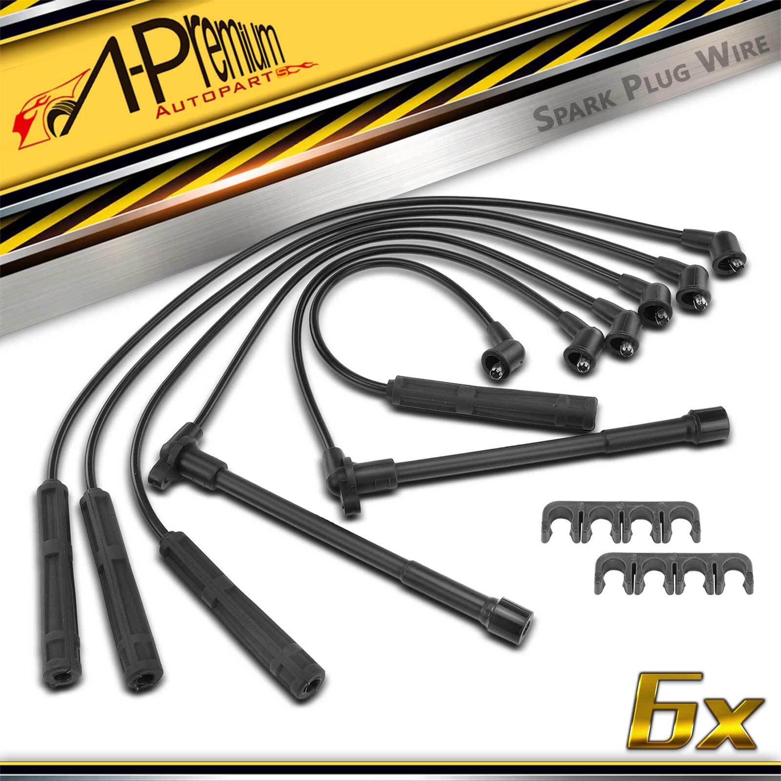 A-Premium 6x Spark Plug Wire Set for Mercury Villager Nissan Quest 99-02 3.3L
