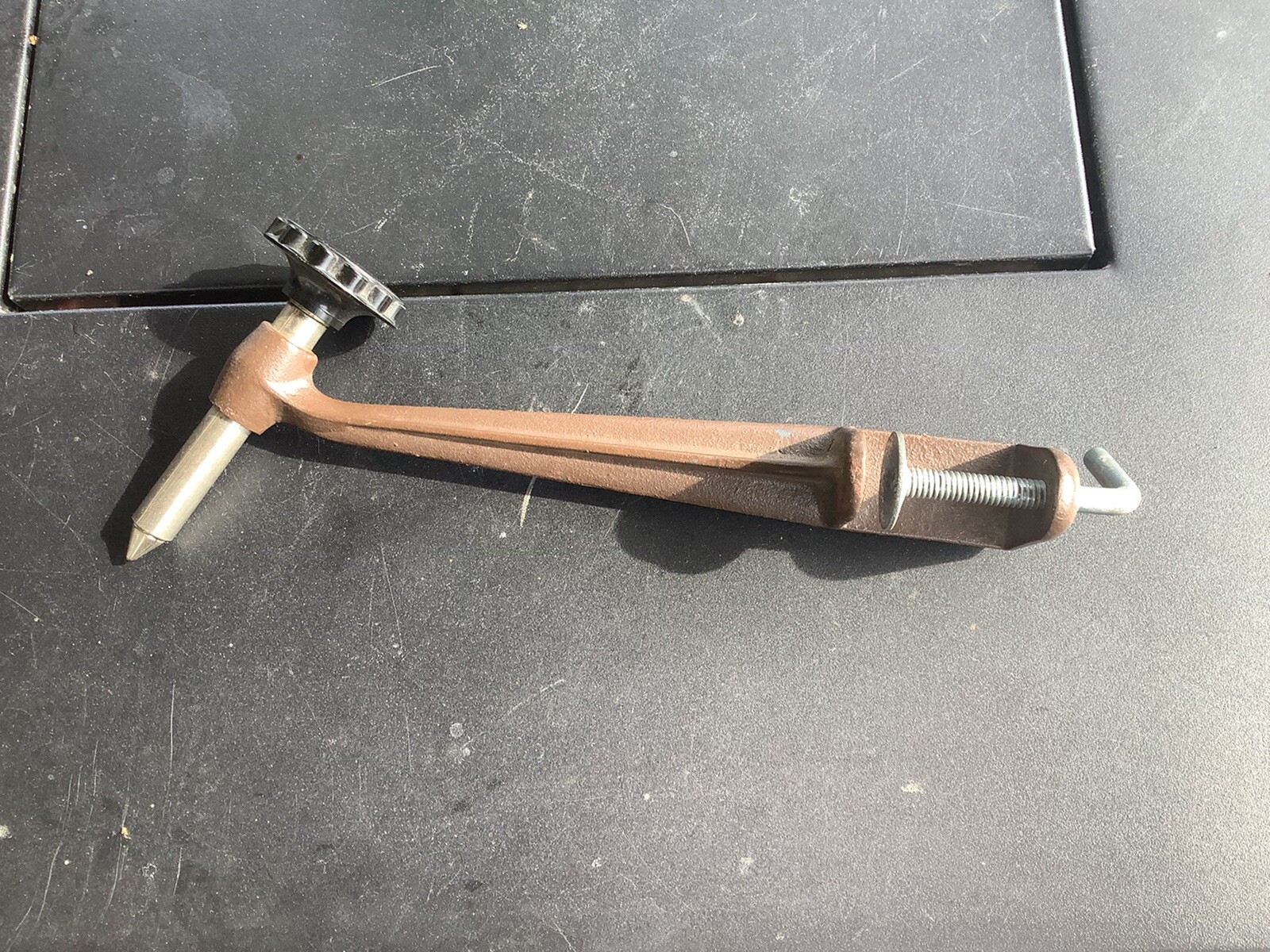 Vintage Tack-L-Tyers Fly Fishing Lure C-Clamp Vise Jig Holder