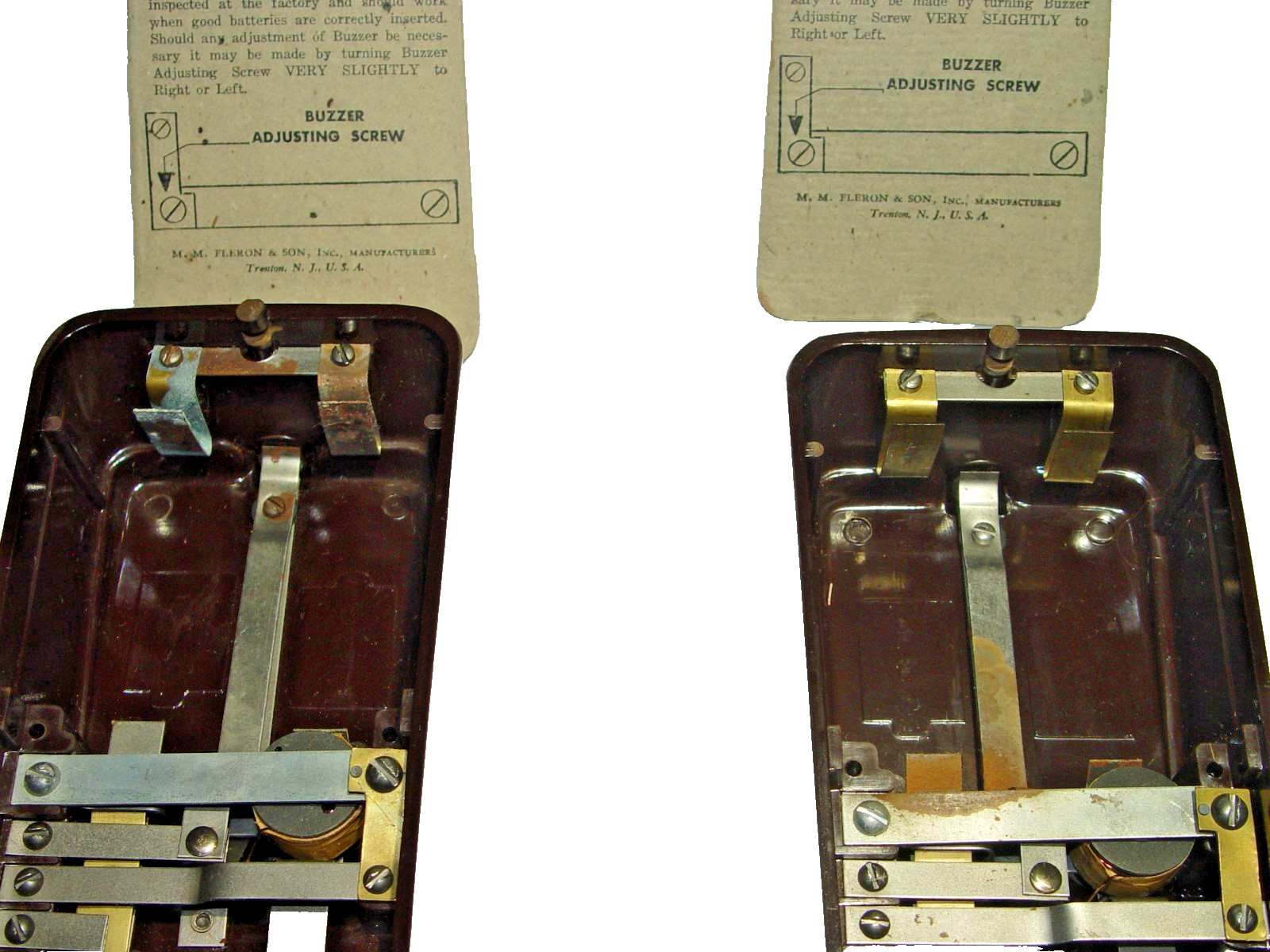 M.M. Fleron & Son Signaler Morse Code Telegraph Set