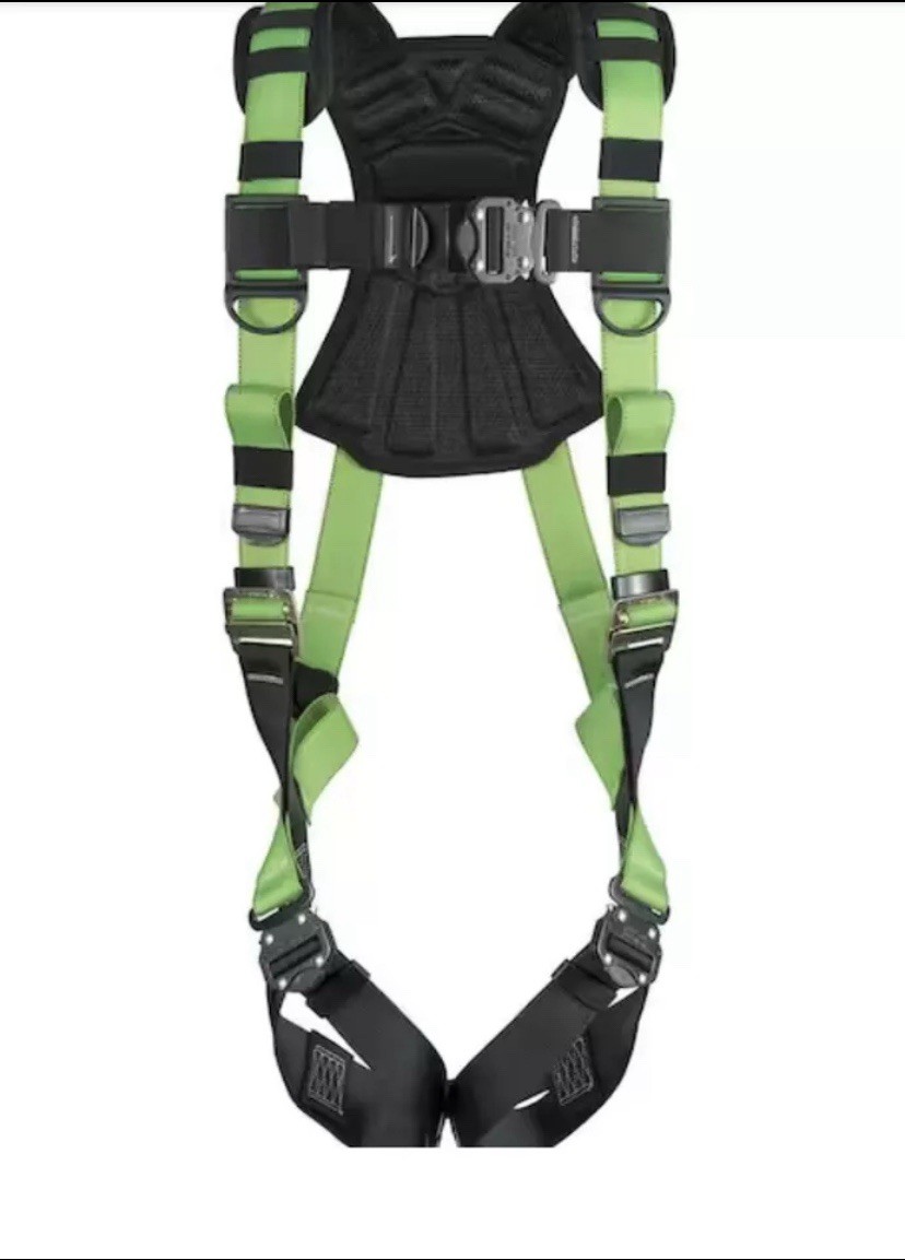 Werner Upgear Fall Protection Harness Easy Wear Universal Fit Green