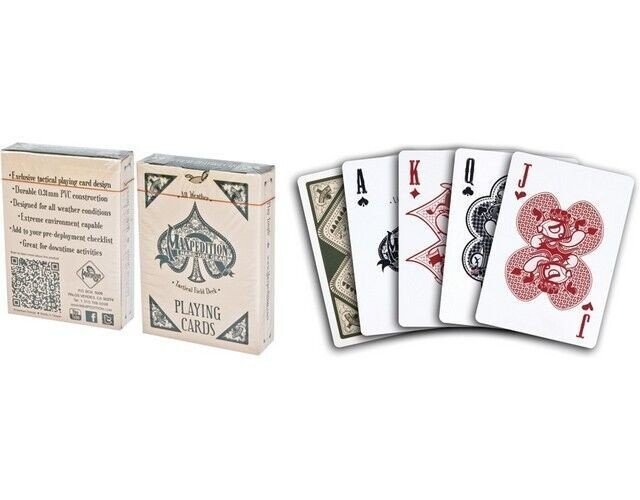 Maxpedition Tactical Field Deck Playing Cards Durable Construction - MXTACDECK