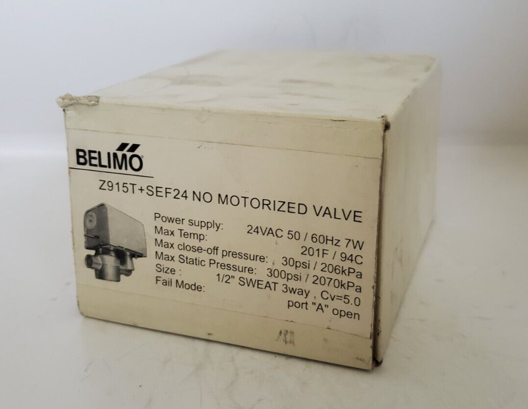 Belimo Z915T+SEF24 NO motorized valve