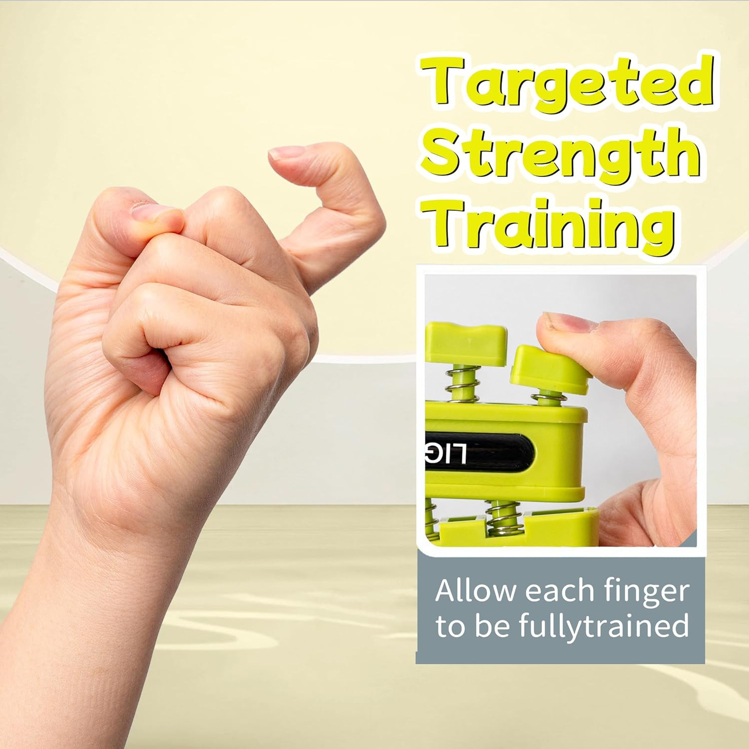 Grip Strength Trainer, Finger Strength Trainer for Grip Strength Training for Fi