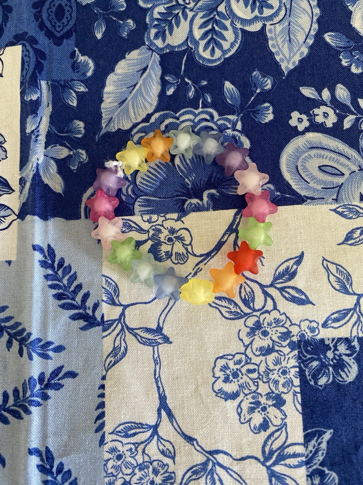 Colorful Star Beaded Bracelet - Handmade