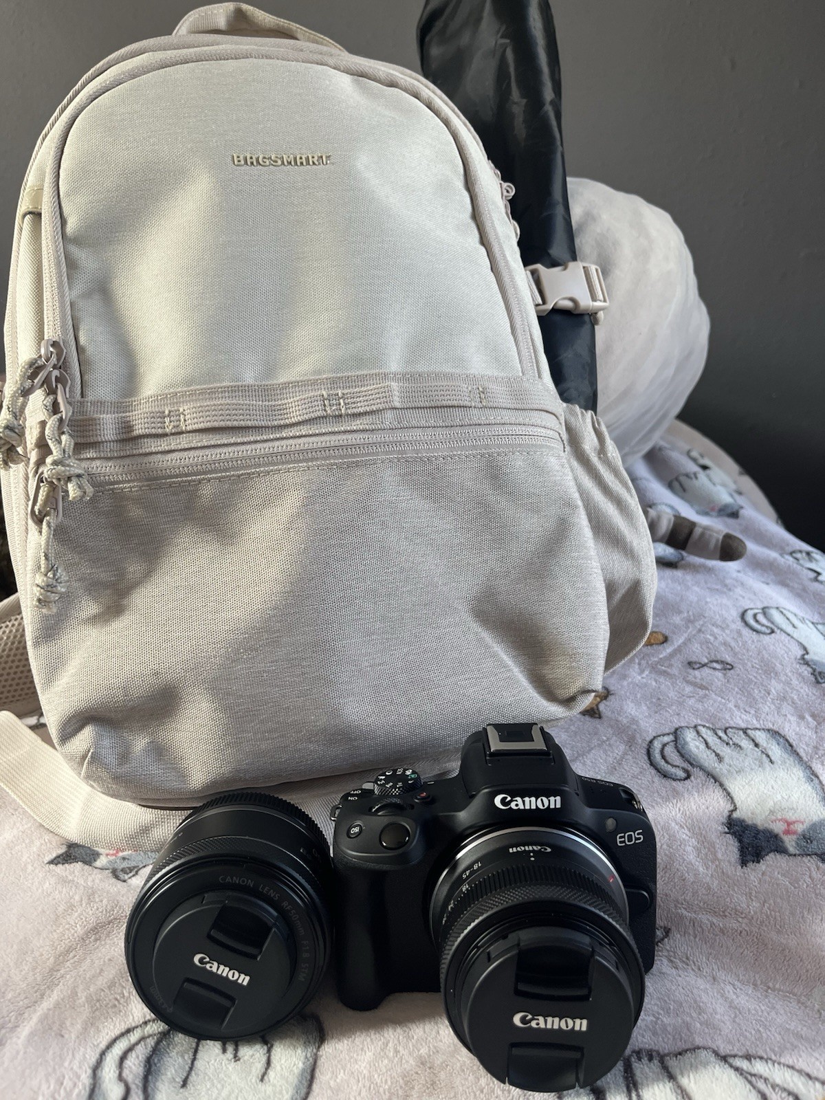 Canon EOS R50 4K Video Mirrorless Camera with accessories *READ DESCRIPTION*