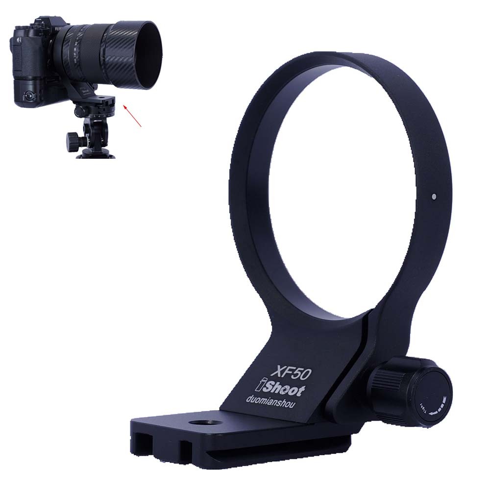 iShoot Lens Collar Tripod Mount Ring for Fuji XF 50mm F1.0 R WR