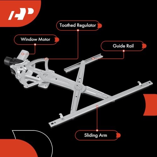 Front Left Driver Side Electric Power Window Regulator with Front Driver (LH)