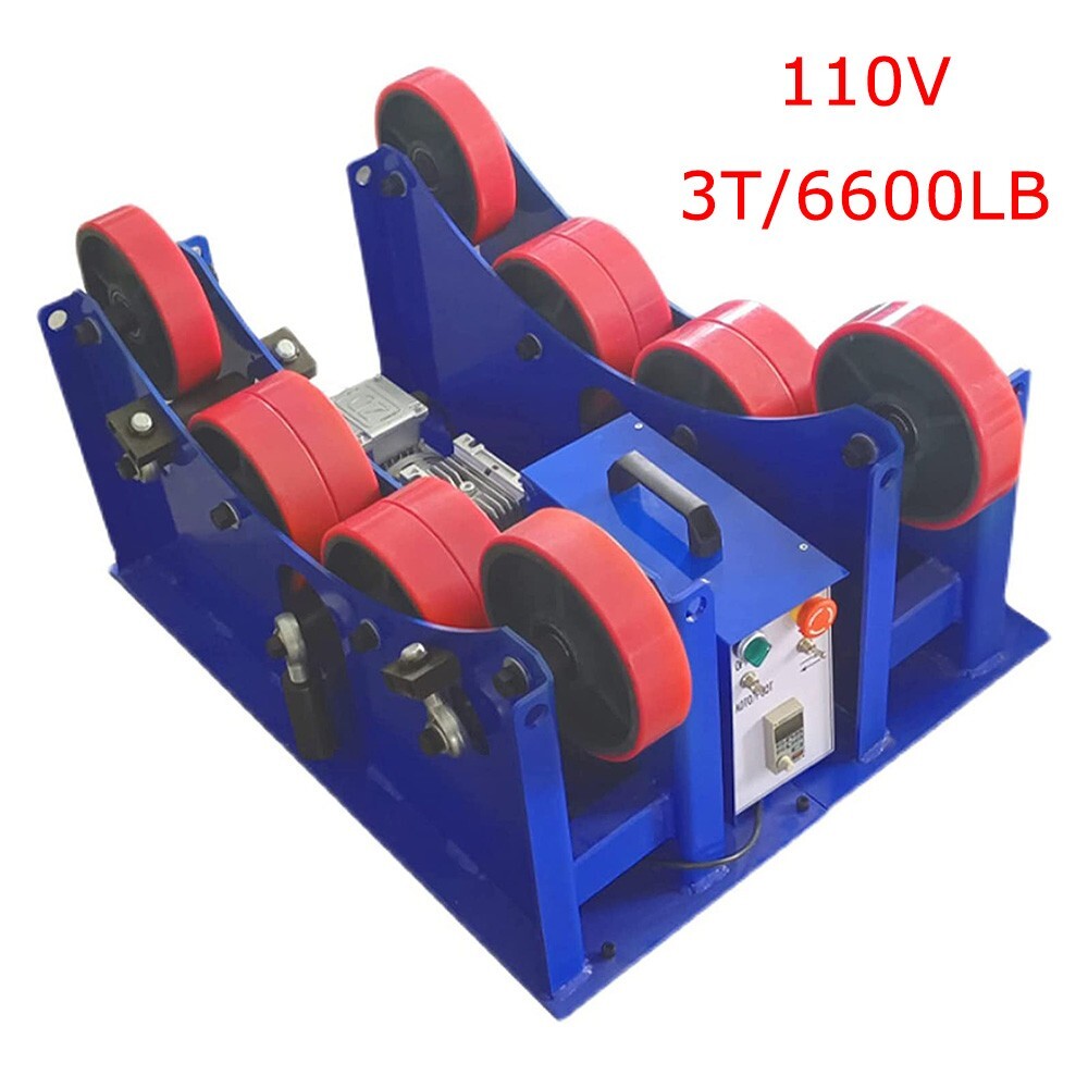 Rotary Welding Positioner Welding Rotator 3T/6600LB Welding Equipment Support US