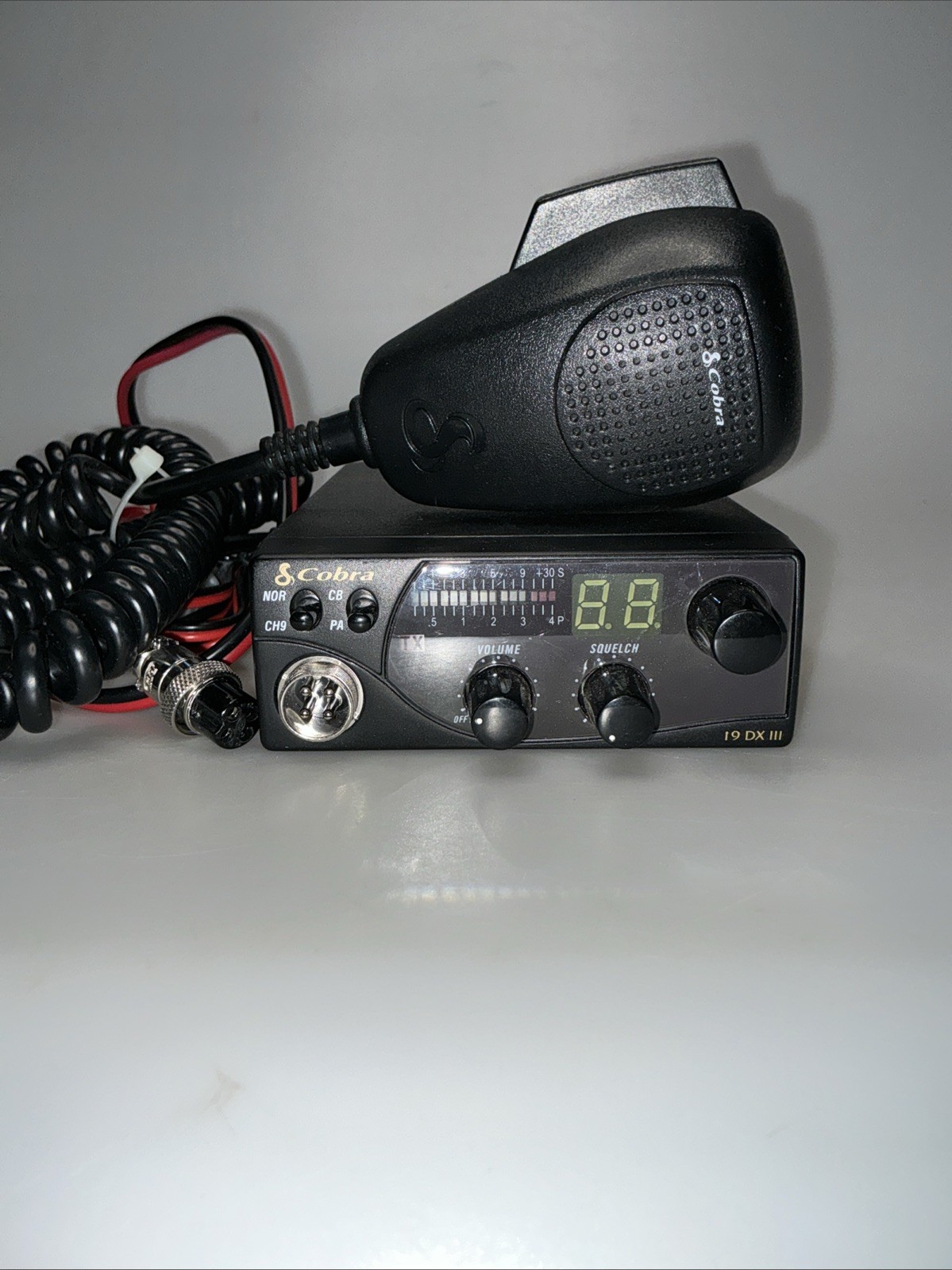 Vintage Cobra 19 DX III CB Radio With Mic (TESTED) Citizen Band Radio