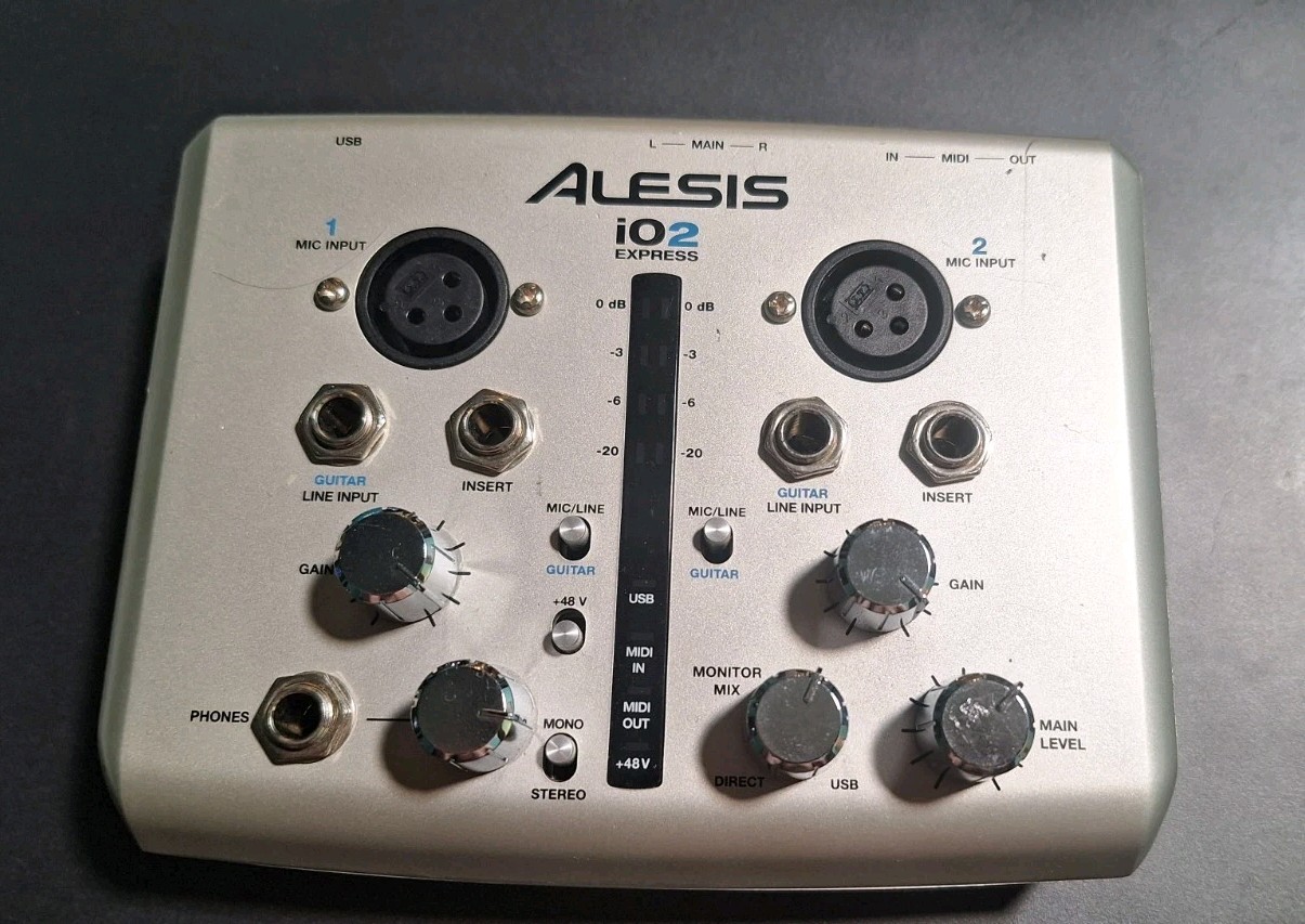 Alexis IO2 Express 2 - Channel USB Audio/Midi Interface