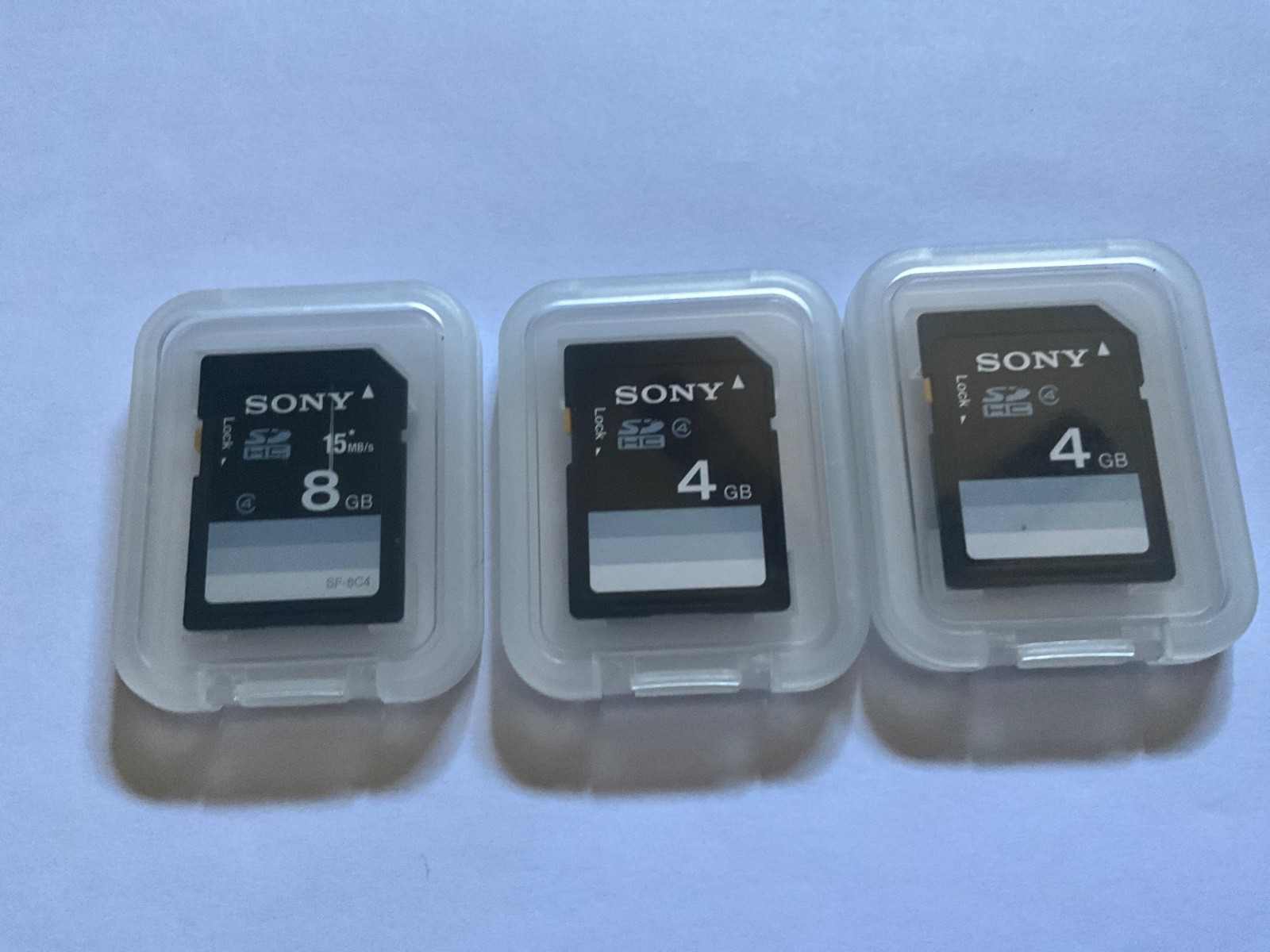 3pcs: 4gb +8gb SONY  TDK SDHC MEMORY CARD for sdhc NIKON CANON SONY Cameras