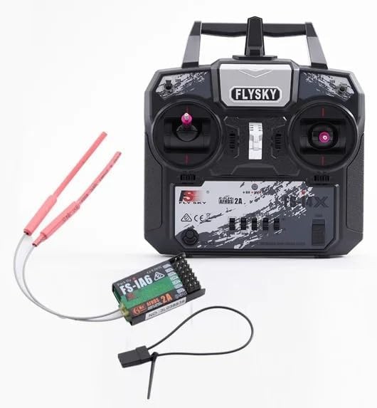 Fms Flysky RC Plane Controller 6-CH RC Airplane Transmitter and Receiver Radio