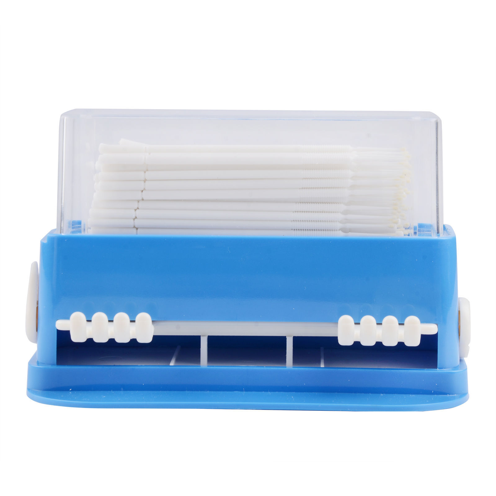 Dental Dispenser Applicator Micro Brush Tips Cotton Roll Dispenser Holder Blue