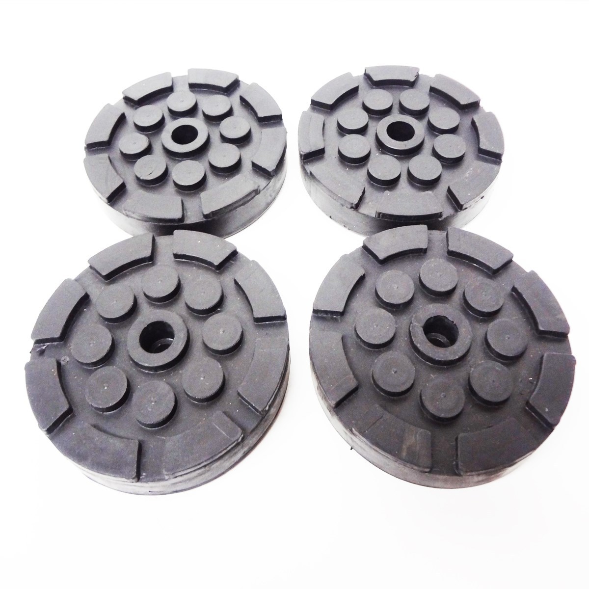 QUALITY LIFT ROUND RUBBER PADS for OLDER STYLE QUALITY LIFTS SET OF 4 26K25030