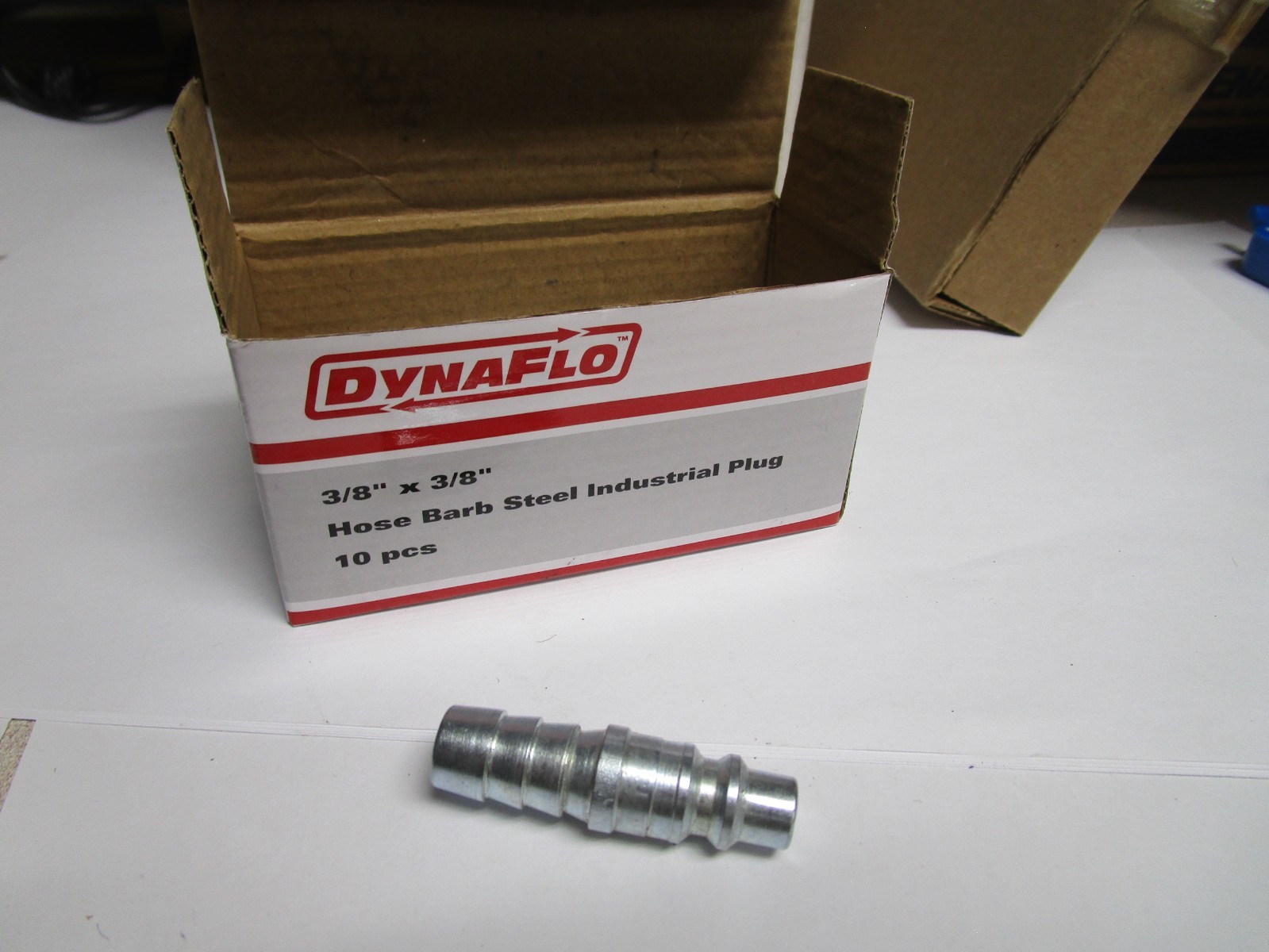 3/8" Industrial Interchange x 3/8" Hose Steel Coupler Plug QTY 10
