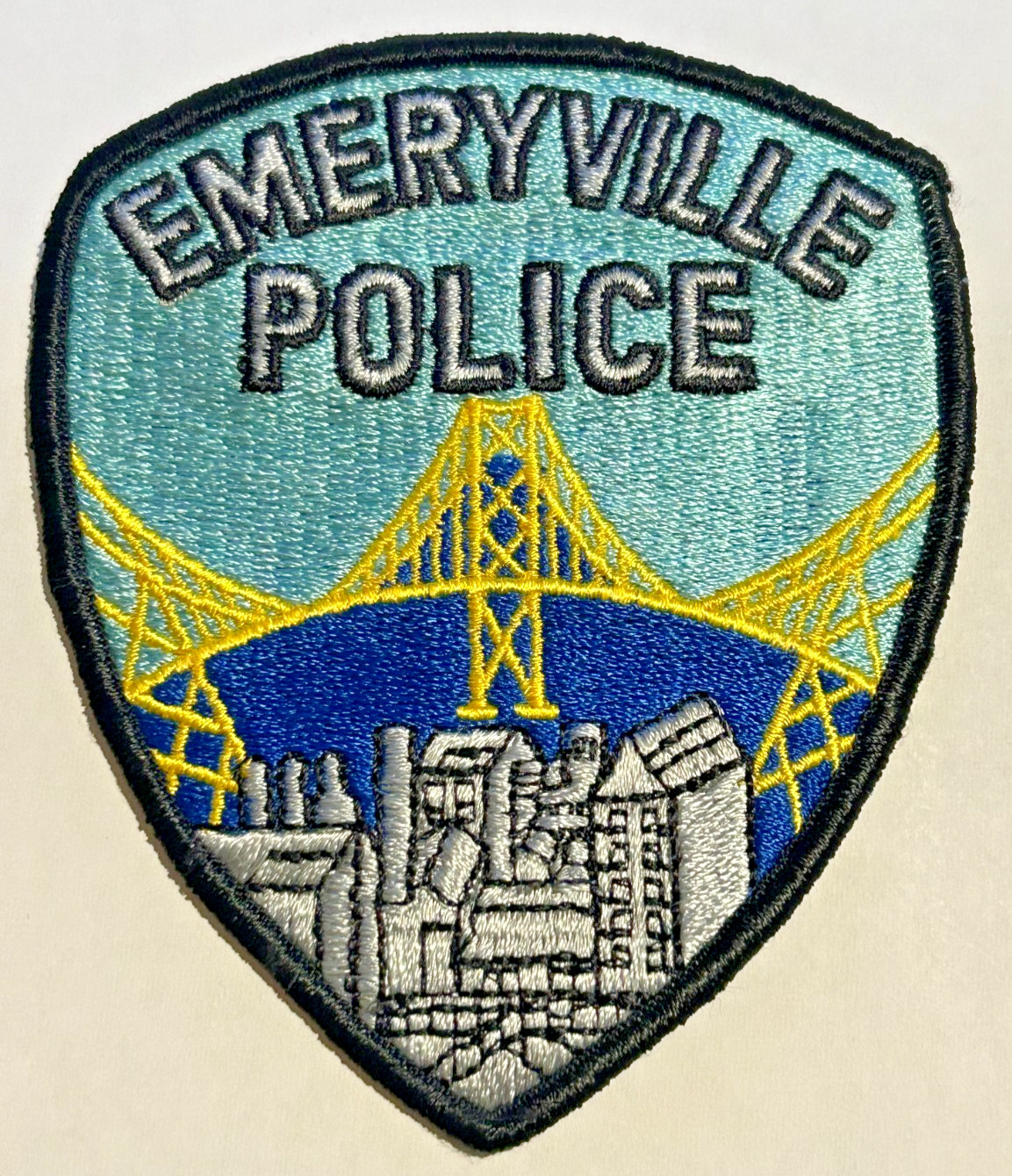 Vintage Emeryville California Police Patch Unused