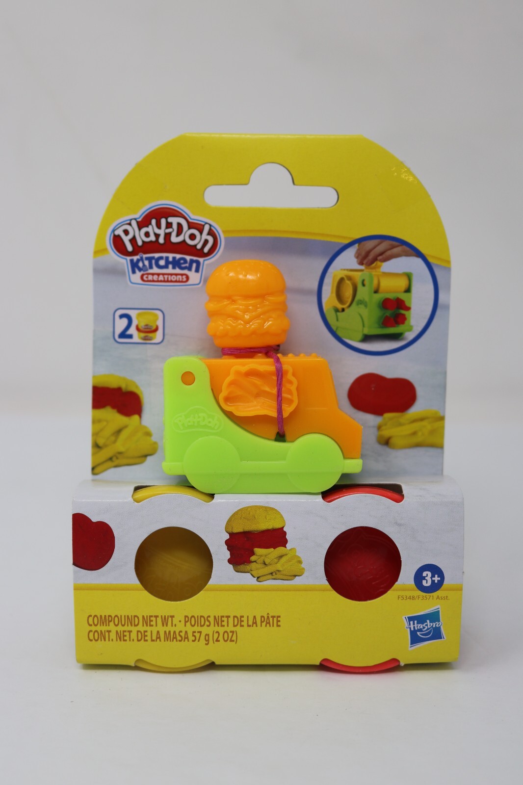 Play-Doh Kitchen Creations Hamburger Truck Orange and Green