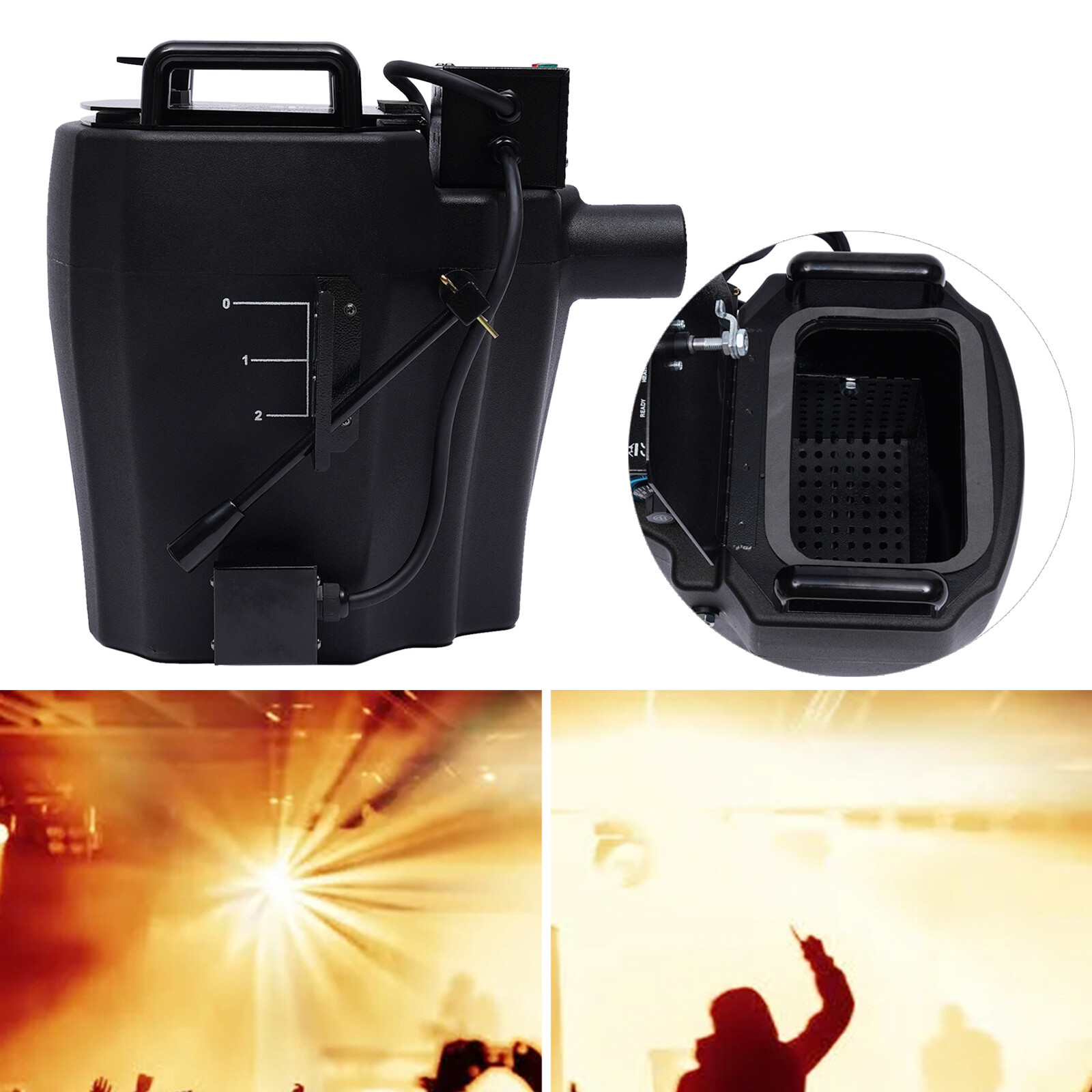 3500W Low Fog Machine Dry Ice Effect Smoke Fog Club DJ Stage Effect Wedding Show