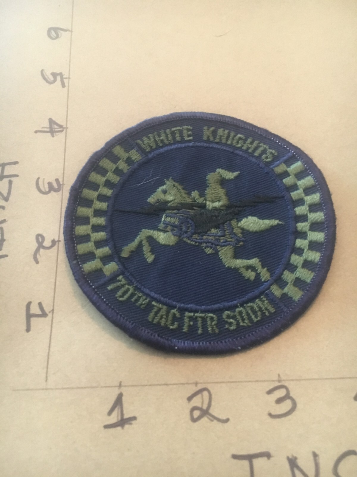 USAF 70th Tactical Fighter Squadron subdued patch 5/30/25