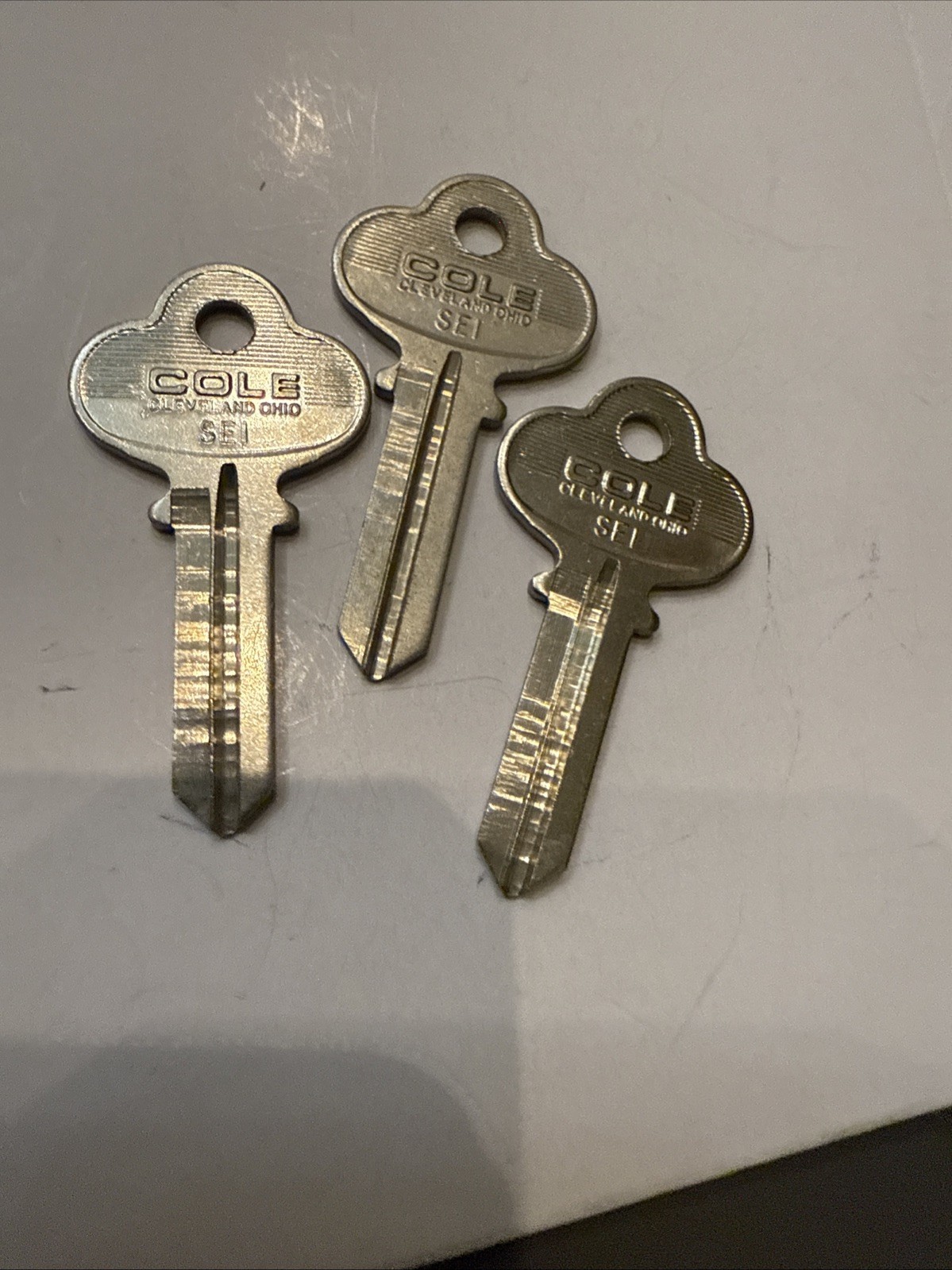 Lot Of 4: SE-1  Curtis/Cole   key blanks    SE1