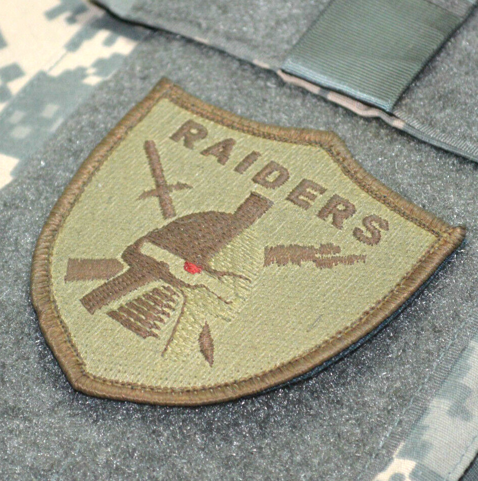 NATO ISAF ANA COMMANDO AUSSIE SAS SP OPS StG Bullpup vêlkrö 3" Patch: RAIDERS