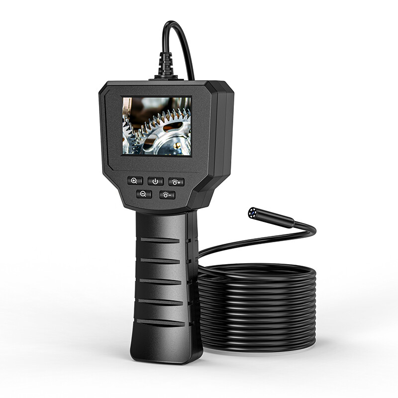 1M 1080P 6LED Borescope 2.4" Screen IP67 Waterproof Handheld Endoscope Camera