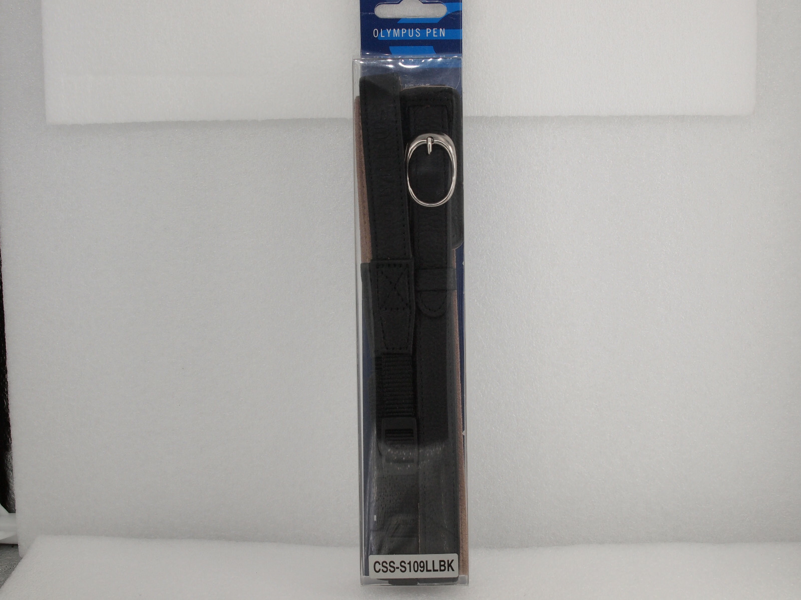 Olympus CSS-S109LL Leather Neck Strap - Black