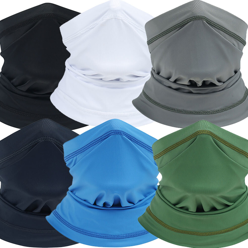 Men Womens Cooling Neck Gaiter Scarf UV Breathable Bandana Summer Cycling Mask