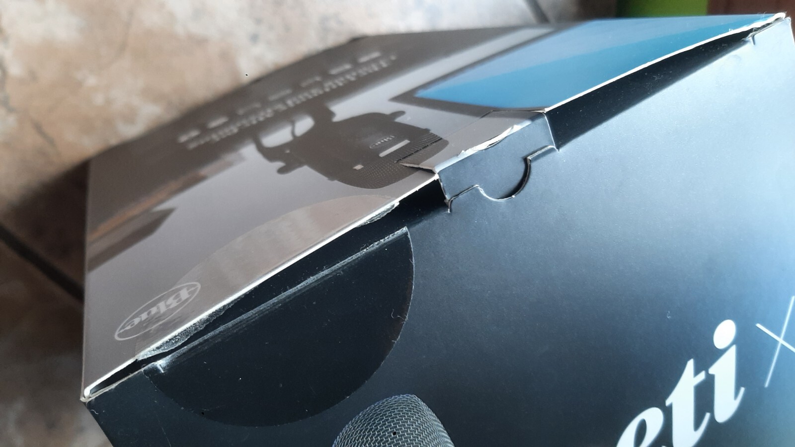 Empty Box Only from Yeti-x microphone