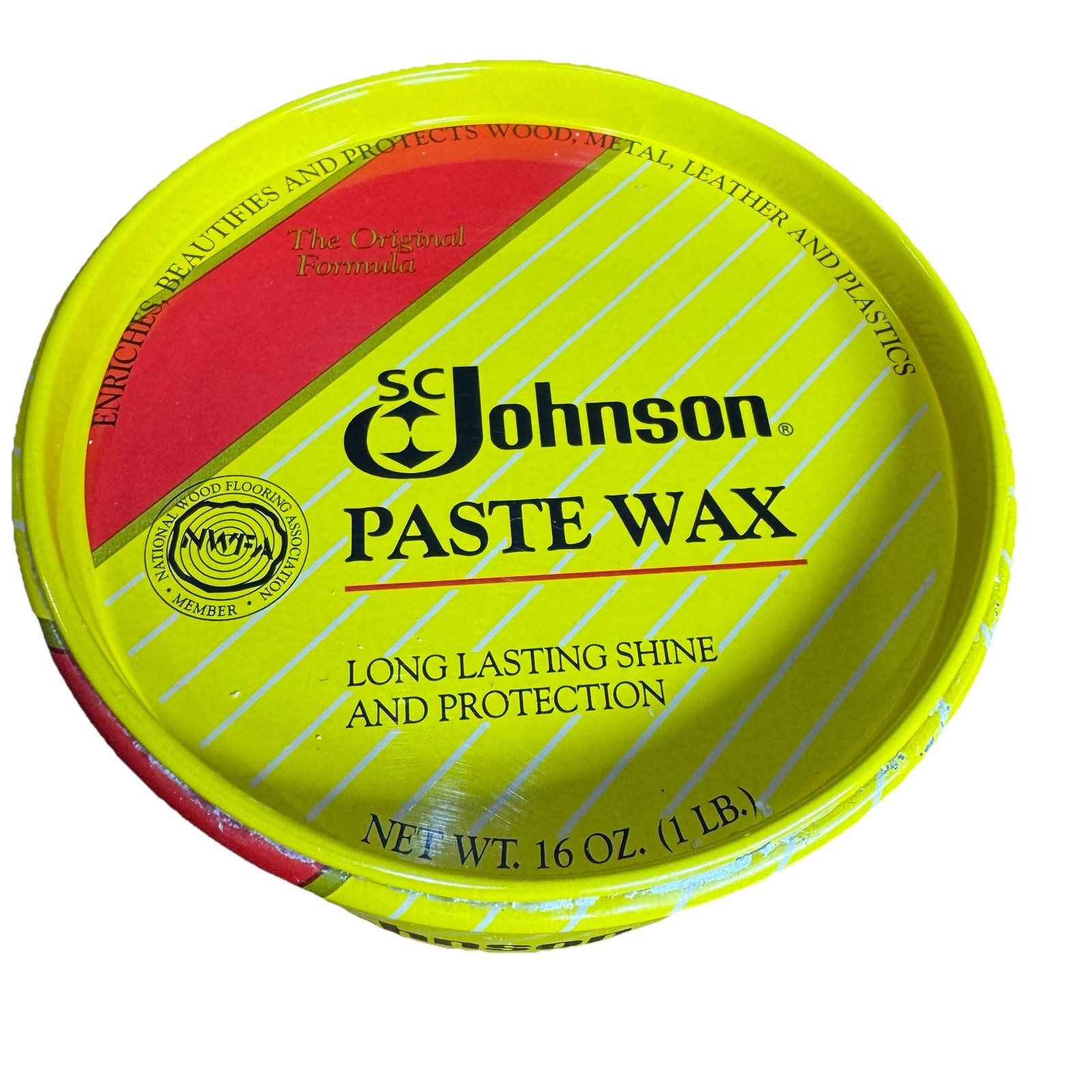 SC Johnson Paste Wax The Original Formula, 16 oz (1 lb) Discontinued NEW