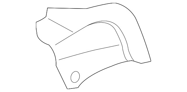 Genuine GM Quarter Panel Extension 22621874