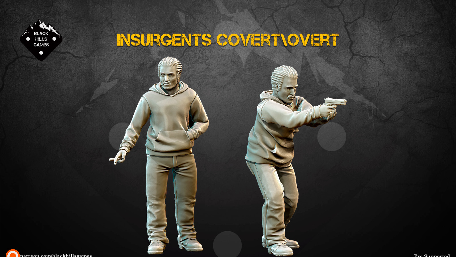 Black Hills Games Modern Miniature Insurgent Covert Overt Operator Agent Spectre