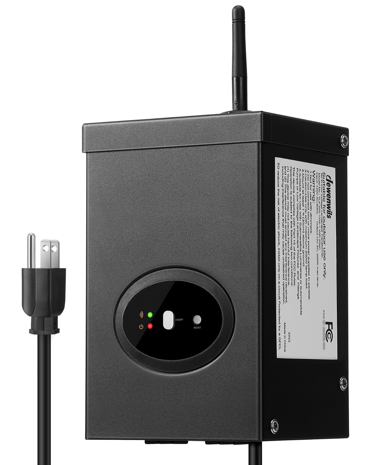 DEWENWILS 300W Smart Low Voltage Transformer, Compatible with Alexa and Google