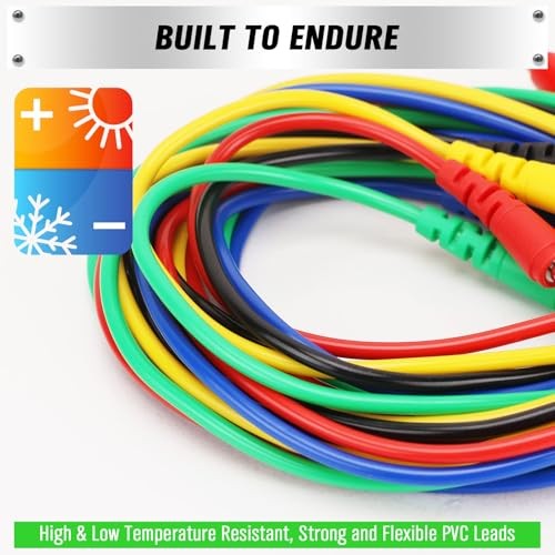 SWANLAKE 43-Piece Back Probe Kit, 30A Multi-Angle Test 43PCS Back Probe Kit