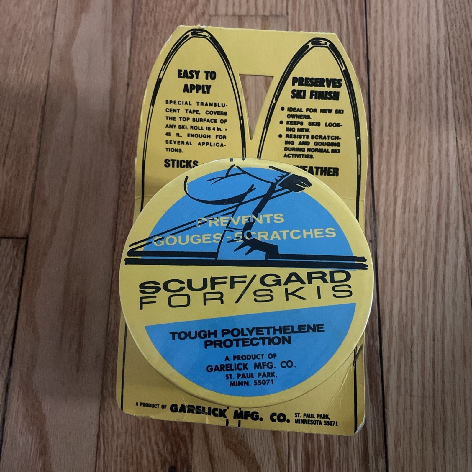 Vintage Scuff Gard for Skis Ski Protective Tape Guard Garelick St Paul Park MN
