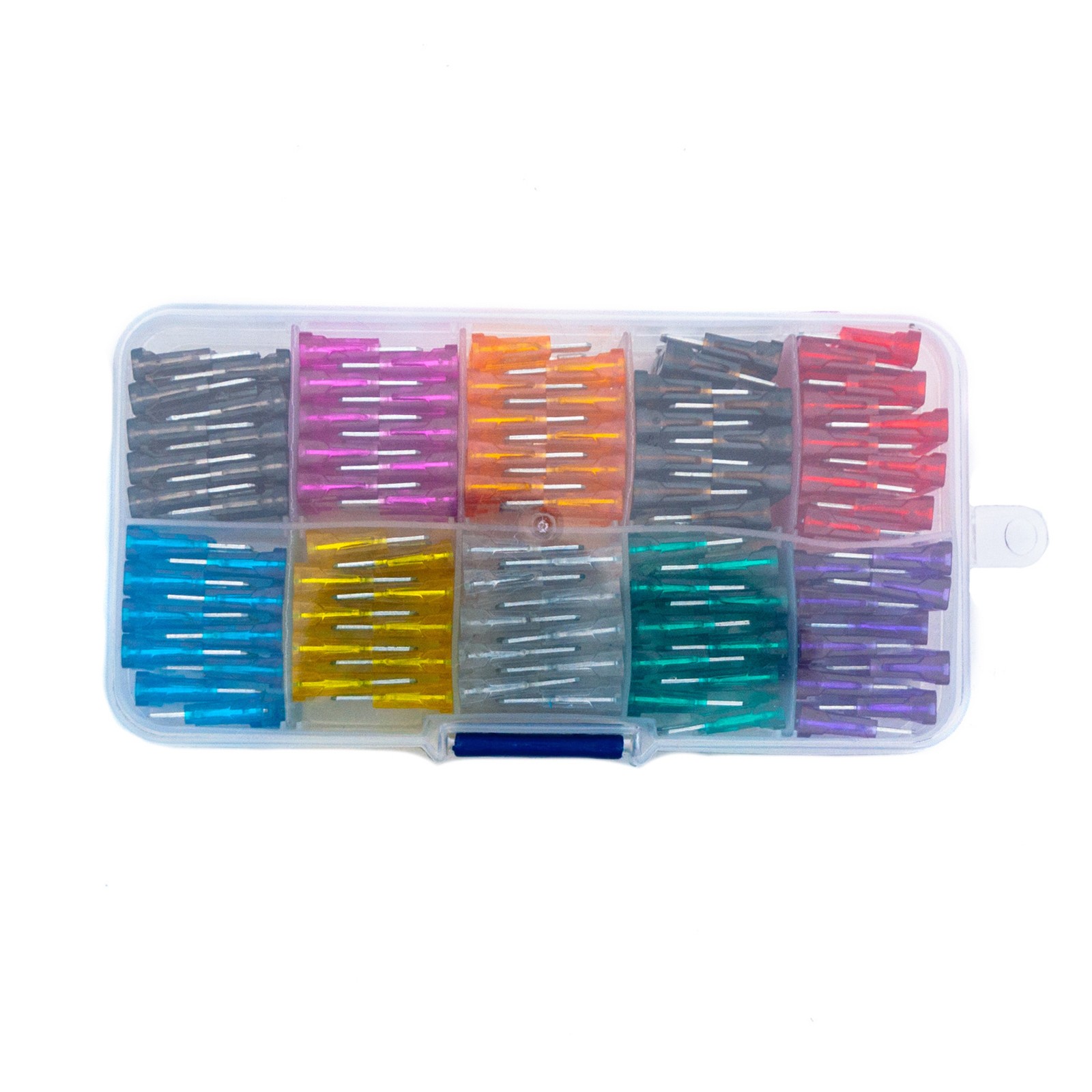 100Pcs 3/5/7.5/10/15/20/25/30/35/40A Standard Middle Automotive Fuses Assortment