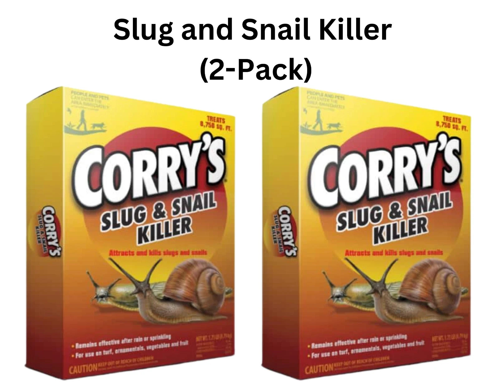 Corry's 1.75 lb. Outdoor Lawn and Garden Slug and Snail Killer ( Pack of 2 )