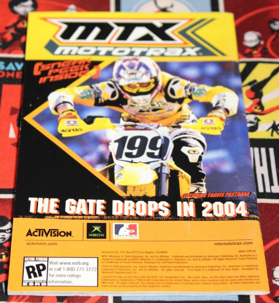 🔥Tony Hawk's Underground Microsoft XBOX Instruction MANUAL ONLY🔥