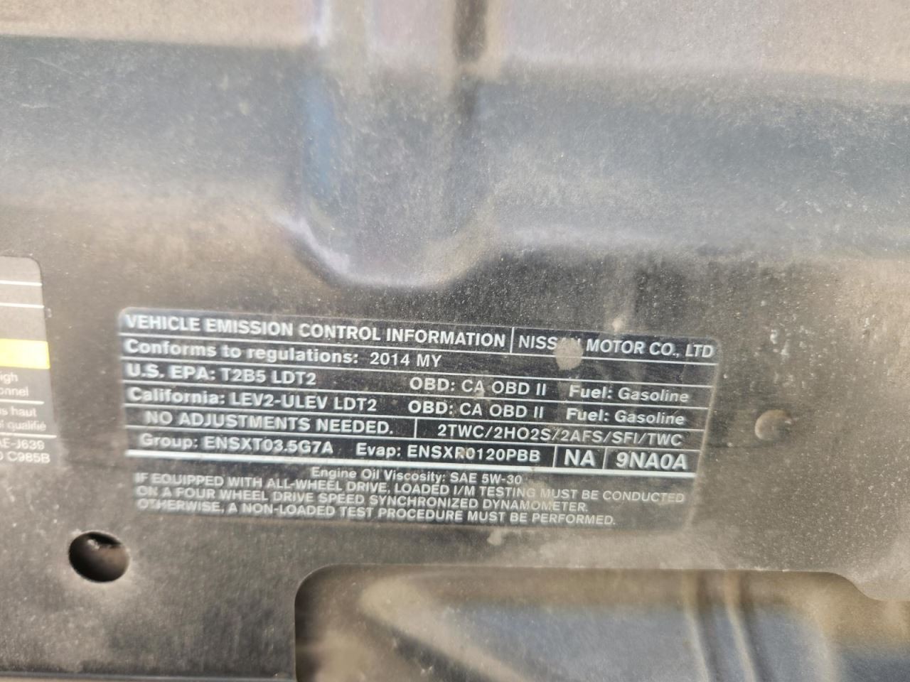 PATHFINDR 2014 Transmission Shift 3013681