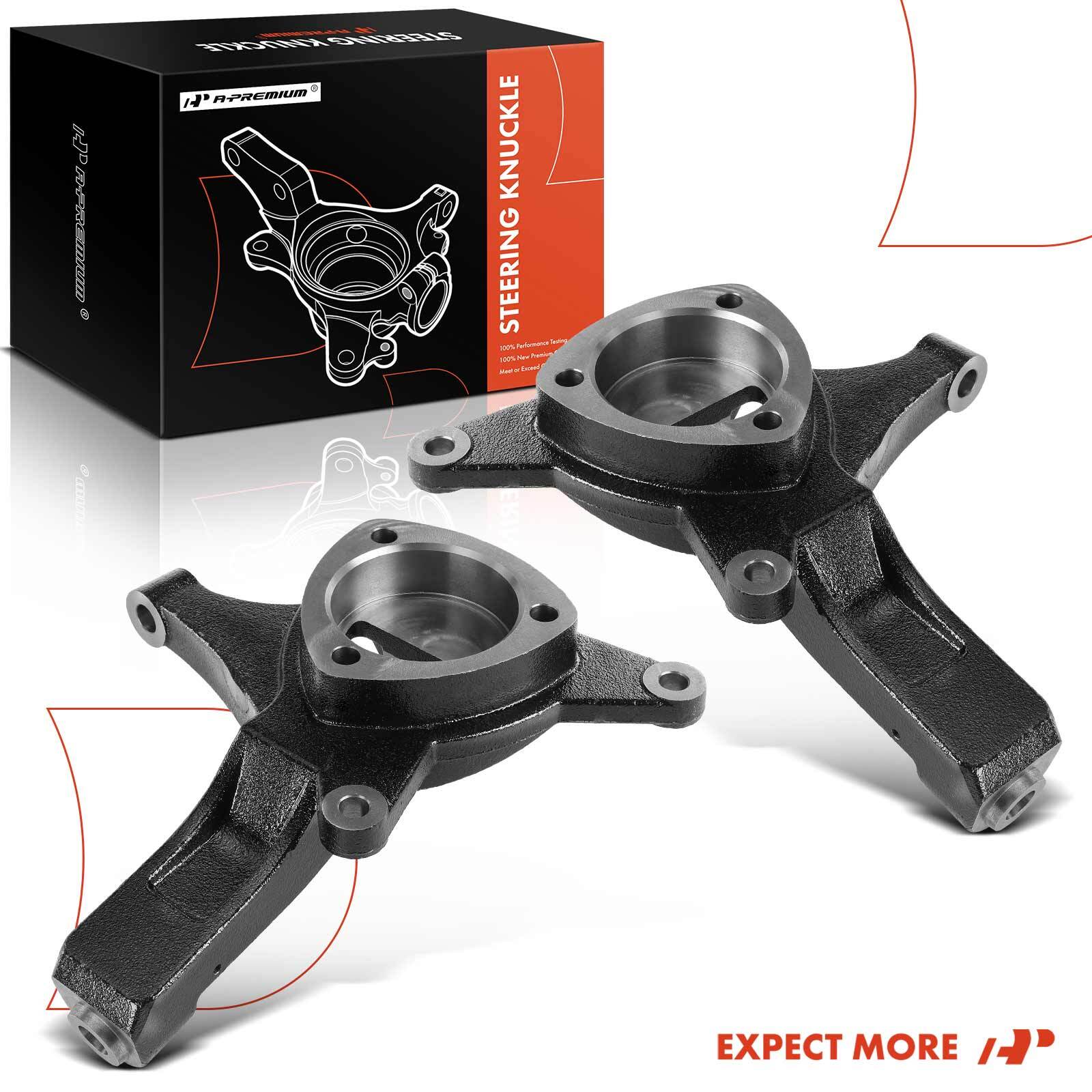 2x Front Left & Right 5" Lift Spindles for Chevrolet Silverado 1500 2016-2018