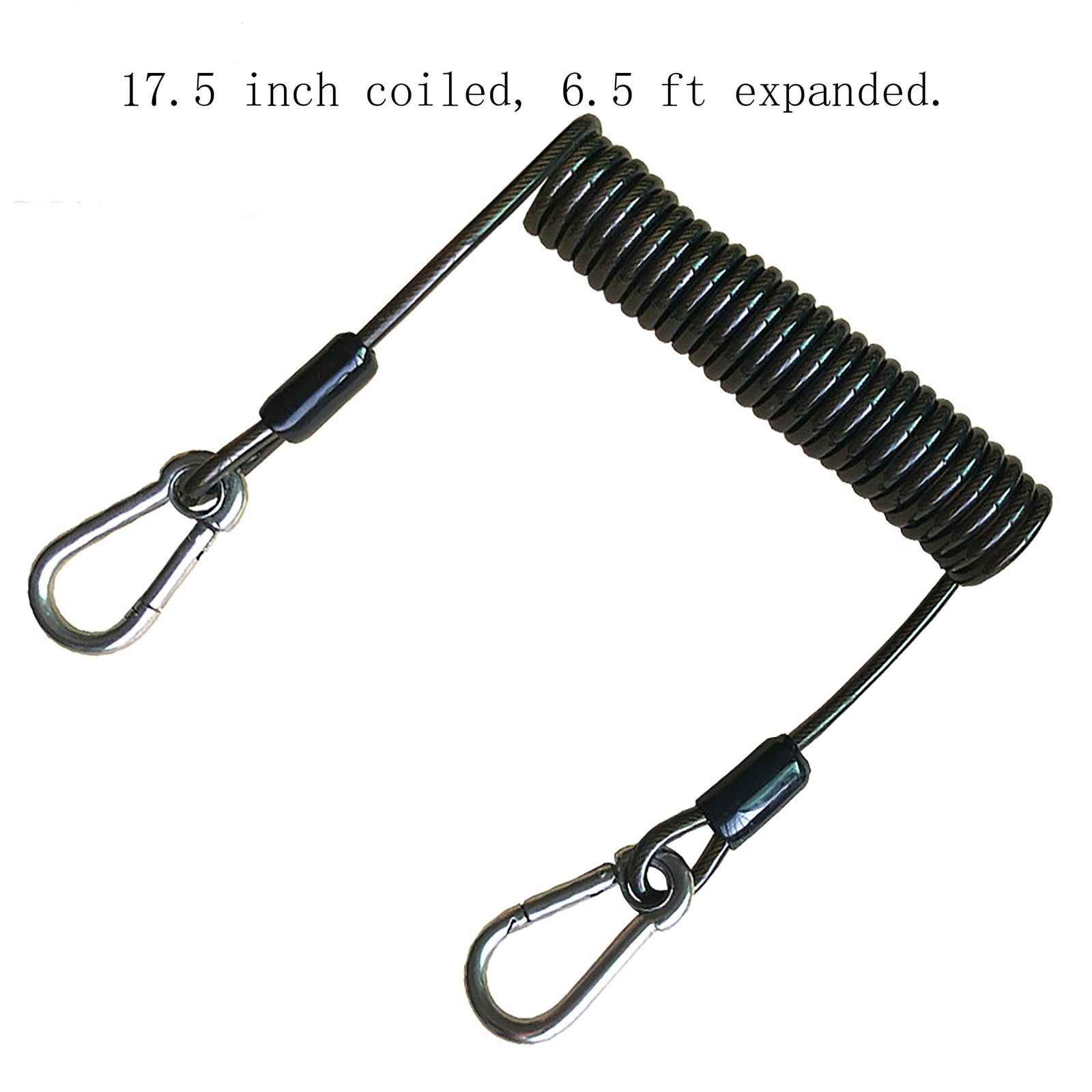 Retractable Tool Lanyard, Fishing Coiled Stainless Steel Inside...