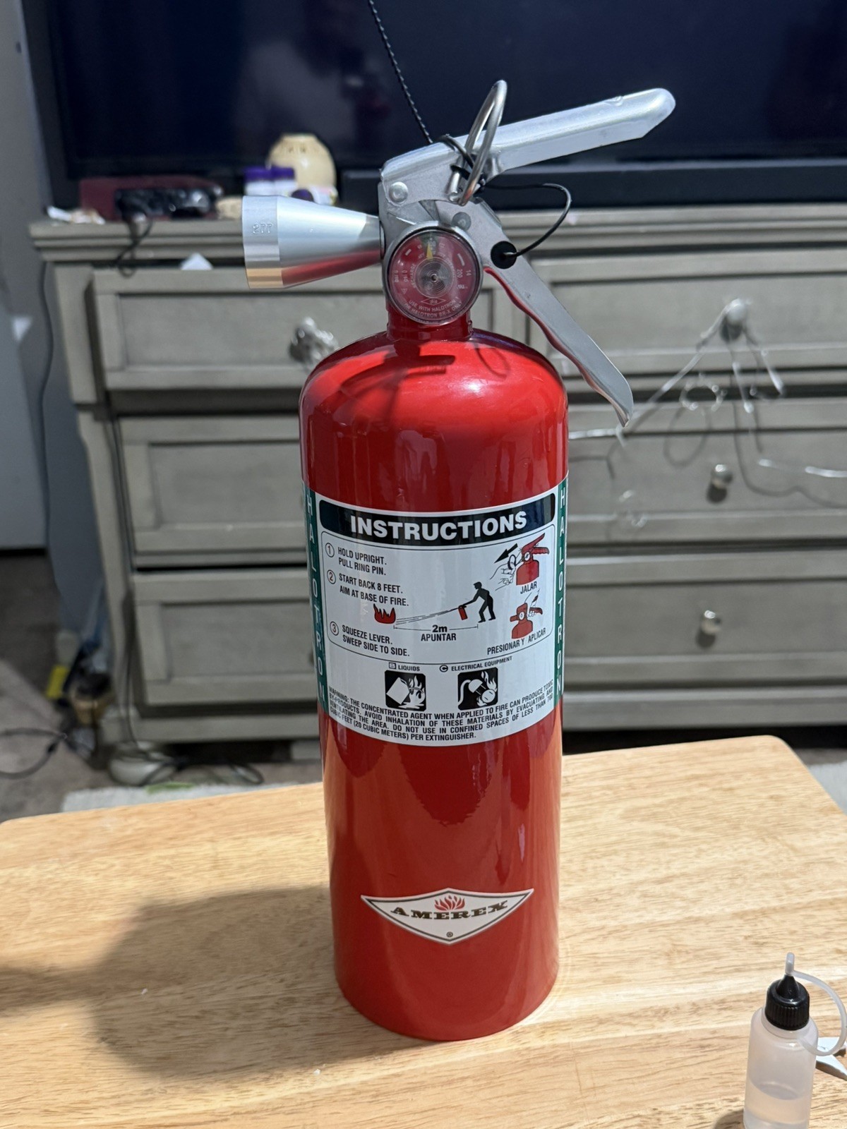 Clean Agent Fire Extinguisher -Halotron 5lb - excellent condition