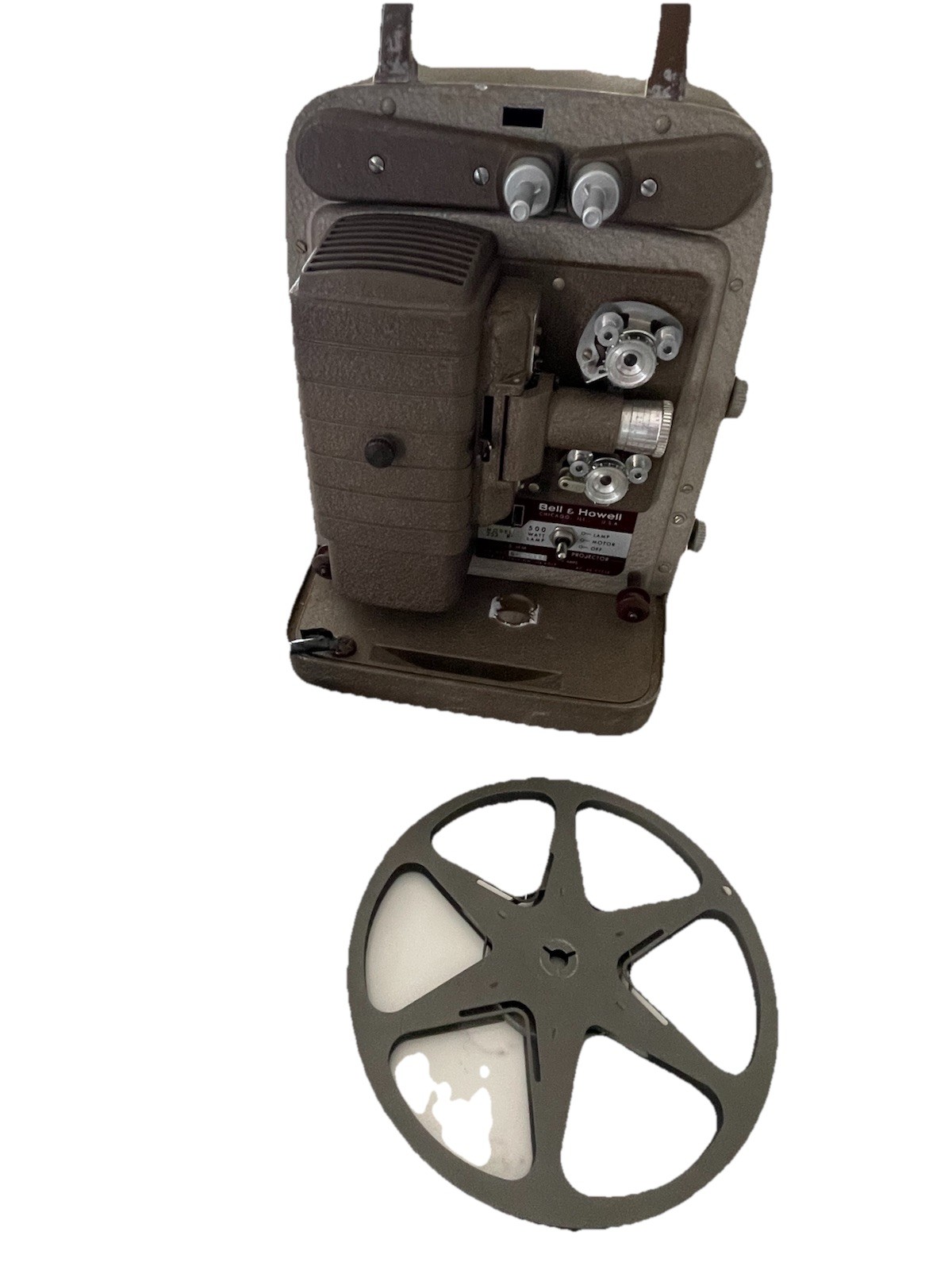 Vintage Bell & Howell Model 253 R 8mm Movie Film Projector Untested