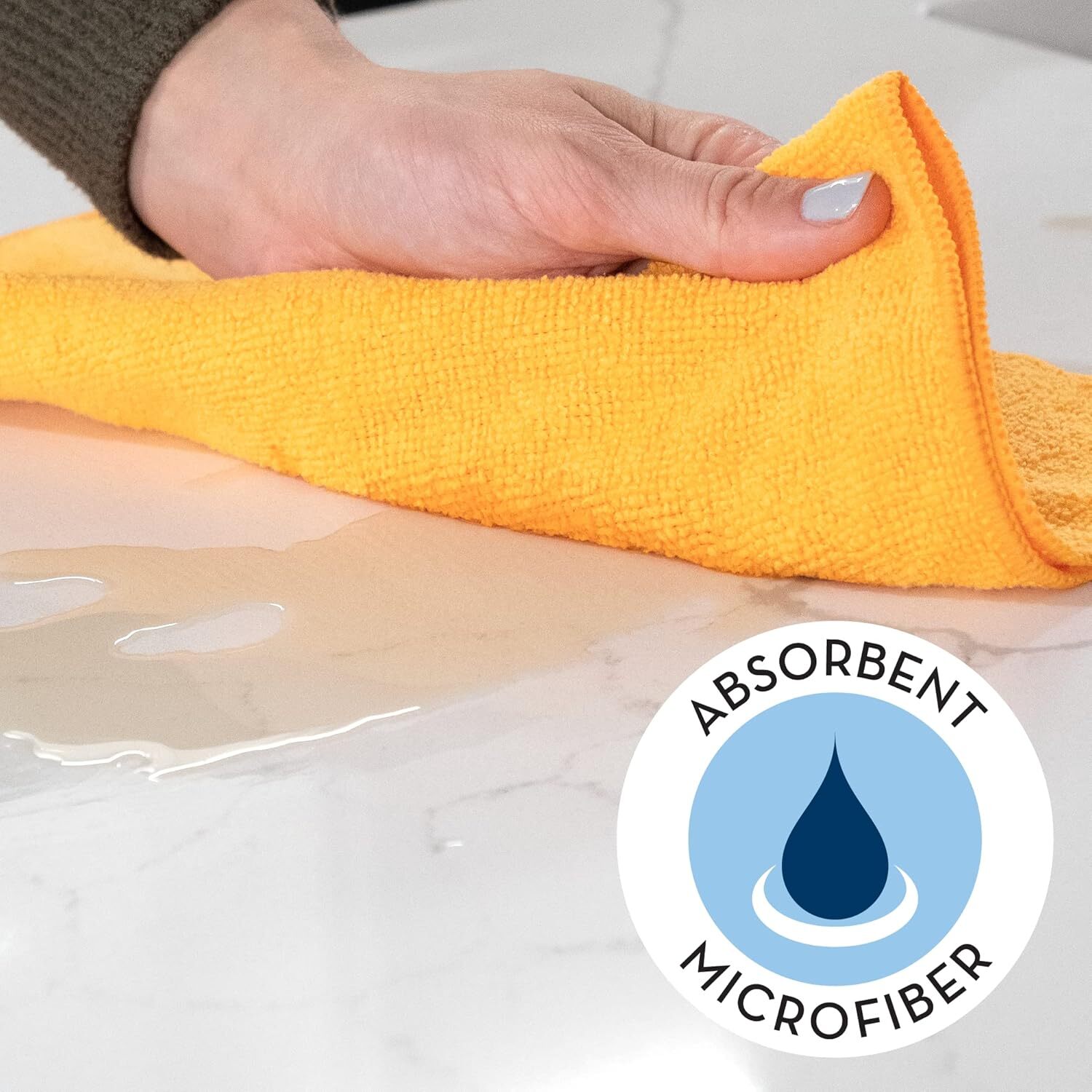 150 Pack Microfiber Cleaning Cloths, Bulk Microfiber Towels for Home Use