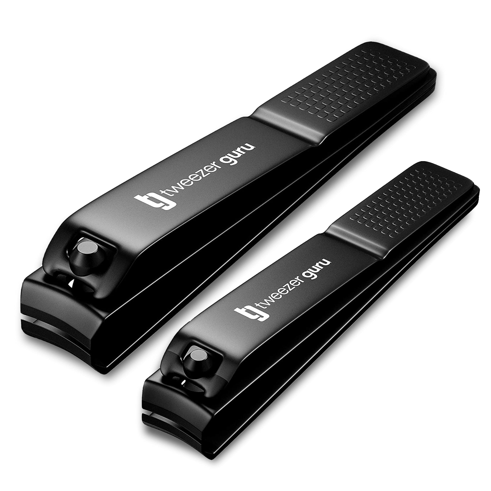 Nail Clippers - 2 Pack Professional, Stainless Steel Set for Men, Women and Kids